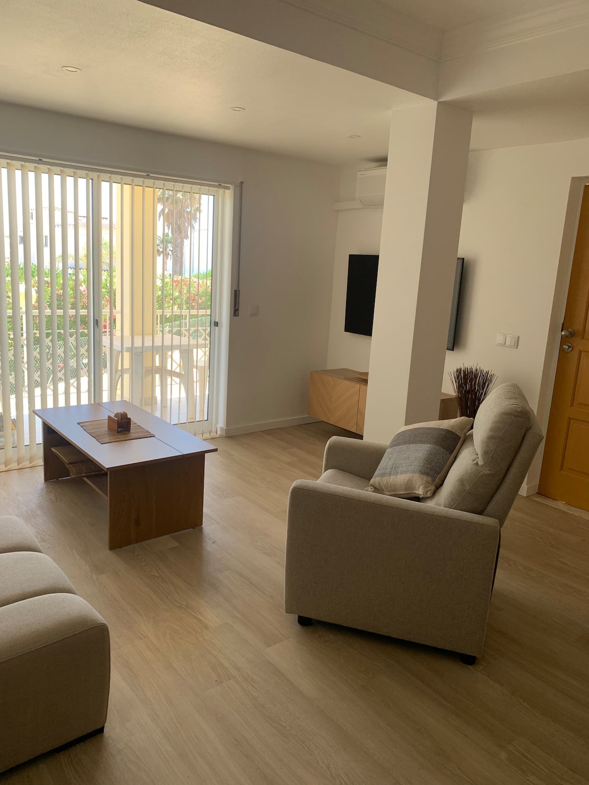 Living room opening onto a private terrace