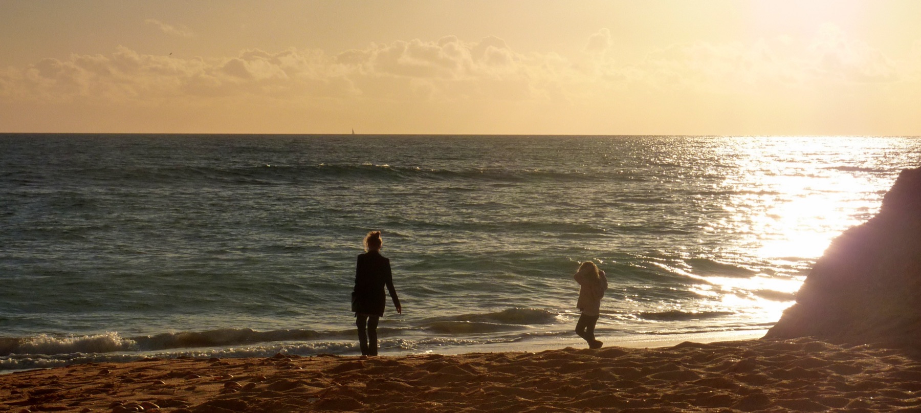 Evening light on Carvoeiro beach