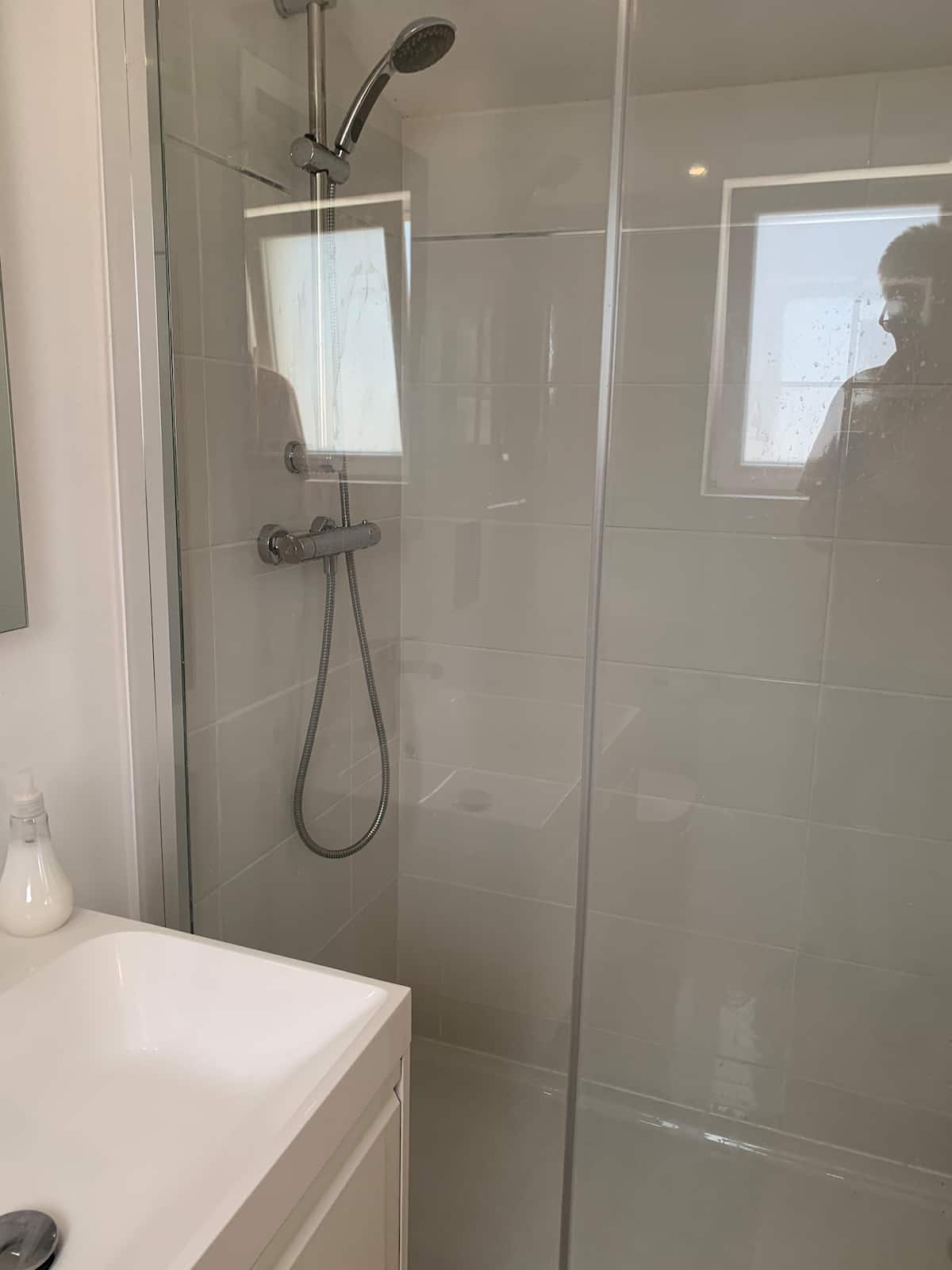 Modern studio shower room